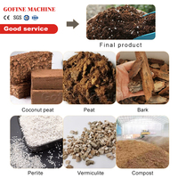 Mélange de départ pour graines horticoles Mélangeur Mélangeur Tourbe Mousse Perlite Ligne d'ensachage