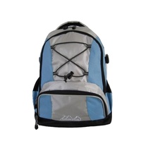 Sac à dos de sport unisexe de charme, durable et antivol, avec doublure en polyester doux, fermeture à glissière, motif lettre