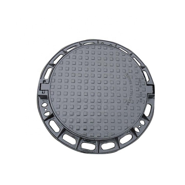 Customized A15/B125/C250/D400/E600/F900 Ductile Iron EN124 Standard Black Bitumen Surface Treatment Personalized Sewer Cover