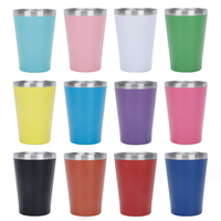2025 nouveautés coloré 8oz 12oz violet Double paroi en acier inoxydable enfants lait tasse Sippy tasse puissance revêtement Sippy tasse gobelet