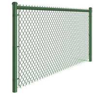 Rouleau de clôture en treillis galvanisé avec revêtement PVC, hauteur personnalisable, pour stades, fermes, sécurité, maisons écologiques et bordures
