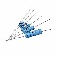 Resistencia Axial de Película Metálica RXNE MF, Precisión 1%, Bajo Ruido, Anillo de Cinco Colores, 10R-1M, 1/8W-3W, -55C~+155C
