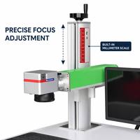Machine de gravure laser à fibre en promotion pour bijoux en métal, découpeuse laser de bureau pour logo personnalisé