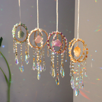 Attrape-soleil en forme de hibou en cristal, vente en gros, technique de mosaïque écologique, 40 cm de long, super artisanat, décoration intérieure