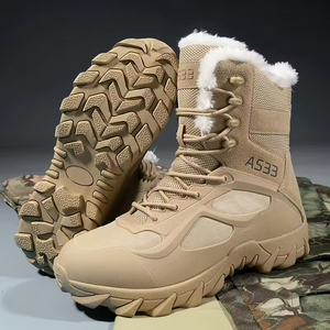 Bottes de randonnée d'hiver pour hommes, grande taille, imperméables, antidérapantes, résistantes à l'usure, chaussures de randonnée en plein air - Product Image 1