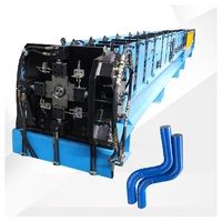 Machine de formage à rouleaux pour gouttières et tuyaux de descente pour gouttières rondes Pop