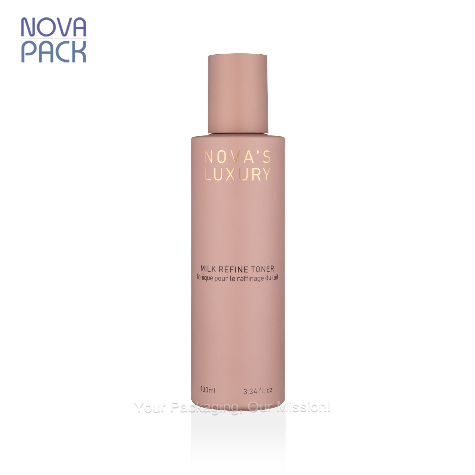 Matte Pink bottle + Pink Cap