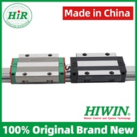 Rails linéaires robustes HIWIN HGW30HC HGW35HCZ0H HGW45HCEZAP HGW55HC HGR30R HGR35R en acier chromé