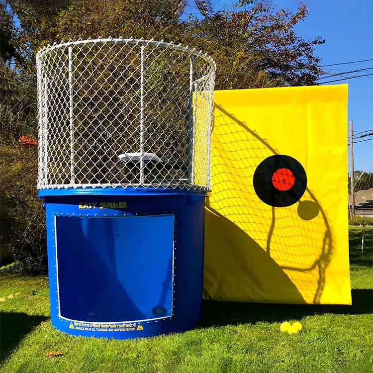 Aankoop Games Goedkope Verhuur Pretpark Heisa Gigantische Dunk Tank Spel Opblaasbaar