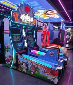 Artbel 2 Players Attractive Coin-Operated Metal Arcade Game Machine-Redemption <b>Bowling</b> Party Lottery Machine US Plug 1 Year - Product Image 2