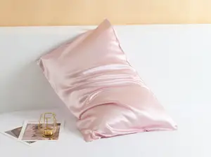 Roupa de cama 100% pura capa de travesseiro de seda amoreira Oeko-tex capa de travesseiro de seda charmeuse