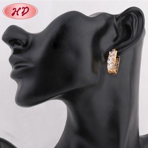 الصين الصانع الأزياء <span class=keywords><strong>1</strong></span> جرام القرط 18K الذهب والمجوهرات - Product Image 6