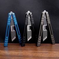 Couteau pliant multifonctionnel en aluminium TGZUO, couteau EDC portable, couteau de poche pour débutants en plein air