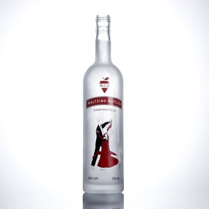 OEM Frosted Phun Logo In Ấn 75cl 1L 1000Ml <span class=keywords><strong>700Ml</strong></span> Côn Rượu Rum Gin Tequila Rỗng Vodka Glass Spirit Chai 750Ml - Product Image 5