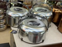 Modernes Nordisches 3L 4L 5L Speisenwärmer-Set Holzdesign-Griff Isolierter Warmhaltebehälter Thermische Kasserolle Tragbare Lunchbox-Set