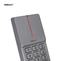 Lecteur de carte d'accès NFC RFID en métal étanche IP65 avec clavier, Wiegand 26-37 bits, 125 KHz EM, HID 13,56 MHz, Mifare, système de contrôle d'accès