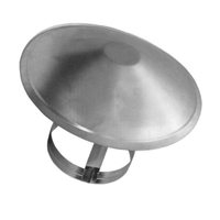 Kit de capot de vent de capot de pluie d'usine pour le conduit d'air de cheminée de tuyau d'acier inoxydable droit