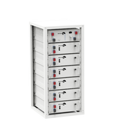 Batterie solaire LiFePO4 empilable Lishen 15-40kW, batterie haute tension, 15kWh-40kWh, 6000 cycles, stockage d'énergie domestique