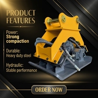 Compacteur à moteur vibrant haute fréquence pour compactage rapide de sols, argile, sable, remblais, gravier, certifié CE, 100% neuf BUOCHUANGH