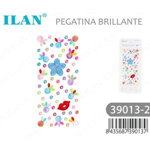 Pegatinas de diamantes de imitación brillantes Ilan 39013-2 para decoración de uñas - Product Image 3