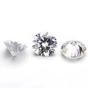 IGI認定のVVS1、VVS2、およびVS1透明ラウンドブリリアントカット実験室で栽培されたダイヤモンドをジュエリー生産 - Product Image 2