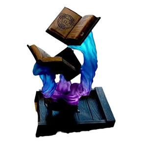 Wowei 2024 résine personnalisée de haute qualité ancien sort magique grand livre en forme de dés peint à la main tour de jeu de société - Product Image 4