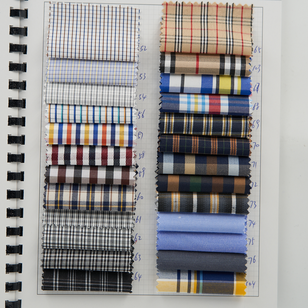 Burberry Fabric Yarn Dyed Cotton Poplin Lightweight
