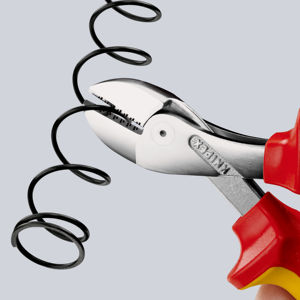 Cortador Diagonal Compacto KNIPEX 73 06 160 SB X-Cut con Alta Fuerza de Corte y Mangos Aislados con Agarres de Plástico - Product Image 5