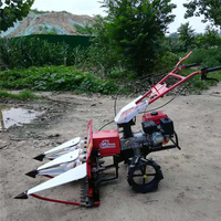 Machine de découpe de blé à poussée manuelle, Mini-moissonneuse de maïs, de paille, de carburant diesel