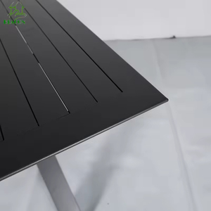 Vườn nhôm bàn ăn thiết lập mở rộng 8 chỗ ngồi ban công đồ nội thất ngoài trời bàn ăn và ghế đặt cho Patio - Product Image 6