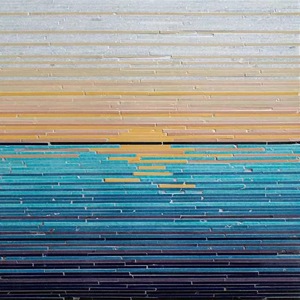 Peintures murales en résine avec ours en verre teinté et or 24 carats, peintures de paysages, peintures murales modernes pour salon. - Product Image 4