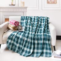 Plaid polaire léger, doux et confortable, couleur unie, chaud, en flanelle, pour canapé, lit, bureau, cadeau, vente en gros