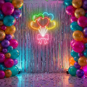 Envío Directo, Entrega Rápida, Chip LED de Alto Brillo, Luz LED de Neón, Letrero de Neón LED Acrílico Personalizado, Globos y Lazos para Vendedores de Etsy - Product Image 1