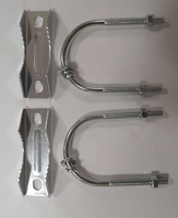 Support de fixation croisé pour mât d'antenne, accessoires de serrage, boulon en U, matériel de montage en acier inoxydable