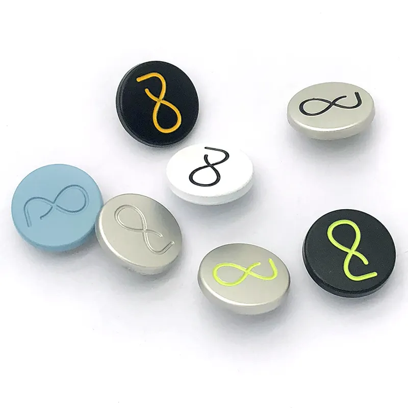 OEM e ODM decorativo hardware accessori in tessuto di design personalizzato a scatto pulsante con il logo