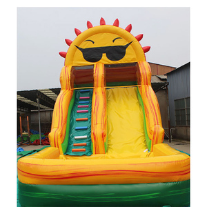 Maison à rebond géante populaire à la mode Glissières Matériau en PVC Usine Prix direct Station de gonflage automatique des pneus murale Garantie de 2 ans - Product Image 5