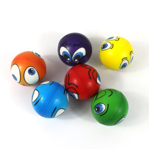 Jincan 63mm Balle anti-stress unisexe en mousse PU, solide et lisse, jouet à presser pour enfants, personnalisable - Product Image 4