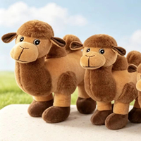 Jouet en peluche d'éléphant de désert réaliste de haute qualité 42/52/60 cm, petite poupée d'éléphant douce, cadeaux de voyage très demandés pour enfants et amis