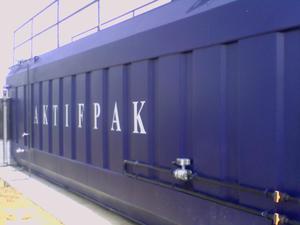 Système de traitement des eaux usées compact en acier inoxydable Hi Speed MBBR (AKTIFPAK par AAT) certifié ISO9001, modèle AAT 4898 - Product Image 2