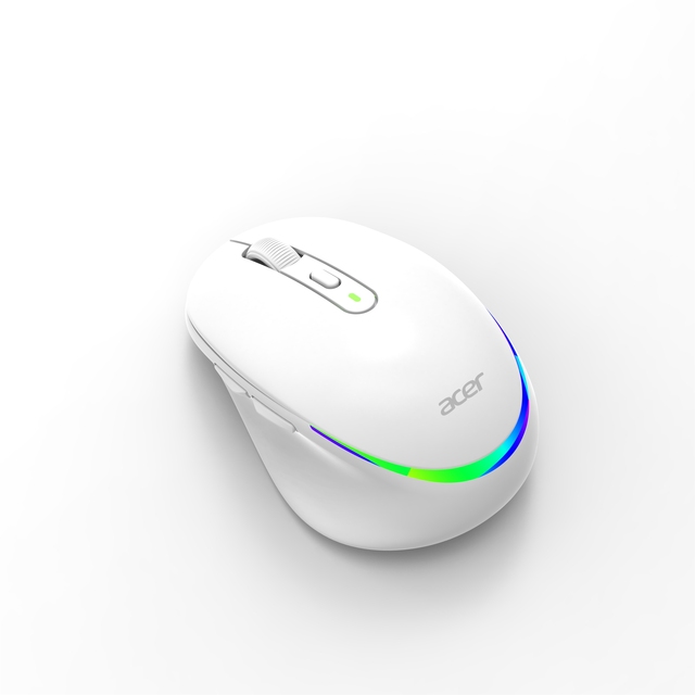 Dual Connection Mode Wireless Mouse Made of Sturdy Abs Material Supports Bluetooth and Wireless Frequency Link