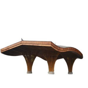 Bamboo Archway Pergola ZG 03 Weather Resistant Outdoor Decorative Structure For Garden Landscape - Product Image 4