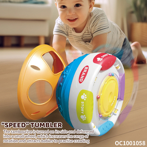 Formes d'exercice d'apprentissage précoce correspondant aux tout-petits bébé musical montessori tambour cloche jouets avec musique et effets sonores - Product Image 5