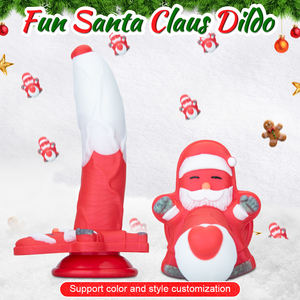 Dildo Jumbo Natalizio Innovativo a Forma di Babbo Natale, Potente Stimolatore Prostatico <span class=keywords><strong>e</strong></span> Dispositivo Anale per Natale - Product Image 3