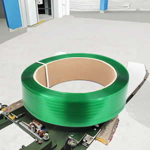 Wholesale 16mm Green PET Strap Manual Carton Seal <b>Tape</b> High Tenacity 0.8mm Thickness Packaging - Product Image 1