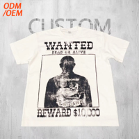 Casual Bestseller Multicolor Custom Logo 100% Katoenen Gebreide Oversized Solid Streetstyle T-shirt met Korte Mouwen voor Heren 260g