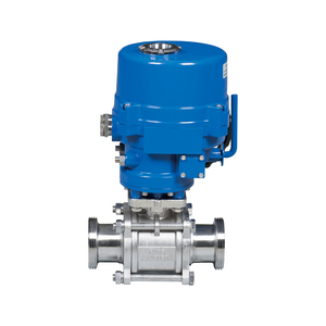 Válvula de Bola LQ DN65 PN16 con Actuador Motorizado Eléctrico, Equipo de Control de Líquidos con Operación Manual con Volante - Product Image 5