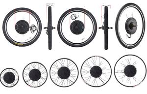 מפעל סיטונאי קטן כוח ebike ערכת 36V250w-8000w חשמלי אופניים מנוע שלג אופני המרת ערכת מסלול - Product Image 6