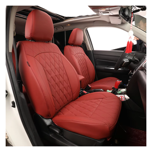 EKR Factory Source Luxury Leather Red Fit Ensemble complet de housses de siège de voiture personnalisées pour <span class=keywords><strong>Suzuki</strong></span> <span class=keywords><strong>Vitara</strong></span> 2008-2013 - Product Image 2