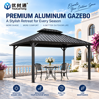 Pergola extérieure personnalisée à montage rapide, résistante au vent, structure d'ombrage pour villa, patio, jardin et projets de loisirs