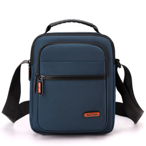 OEM Wholesale Professional <b>Men</b> <b>Bag</b> Coated Fabric Modern Trendy Cases Travel <b>Toiletry</b> Cosmetic Messenger <b>Bags</b> With Handle - Product Image 3